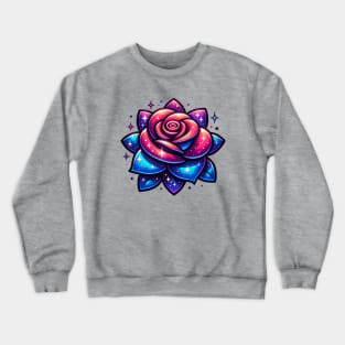 Rose of Galaxy Crewneck Sweatshirt